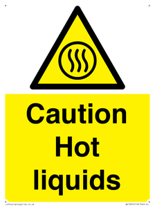 Caution hot liquids